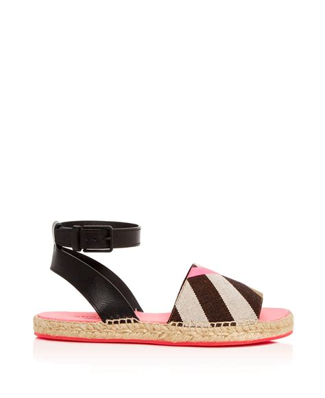 burberry espadrilles pink|burberry espadrille flats.